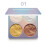 (A) New Makeup Face Powder 4 Colors Bronzer Highlighter Powder 3