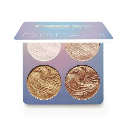 (C) New Makeup Face Powder 4 Colors Bronzer Highlighter Powder 1