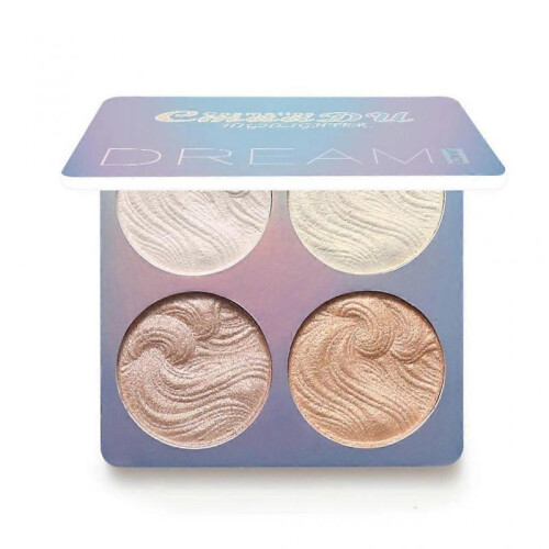 (B) New Makeup Face Powder 4 Colors Bronzer Highlighter Powder 1