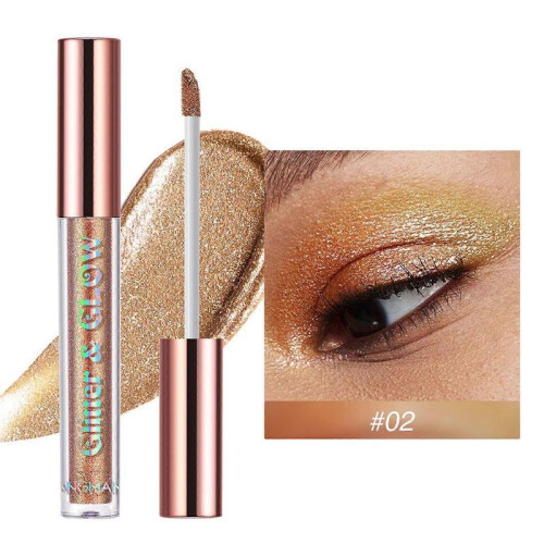 (B) Shiny Liquid Eye Shadow Psychedelic Pearl Eye Shadow Liquid Lip Gloss 20ml