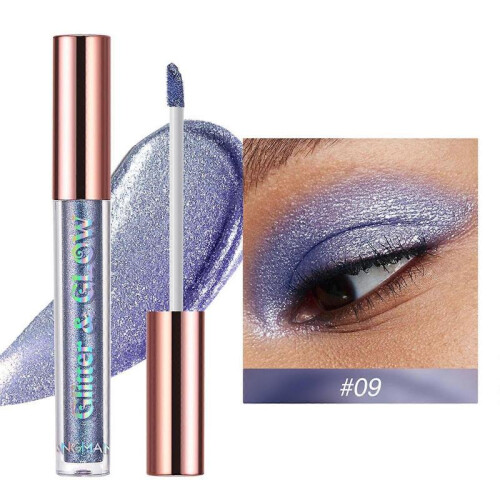 (I) Shiny Liquid Eye Shadow Psychedelic Pearl Eye Shadow Liquid Lip Gloss 20ml