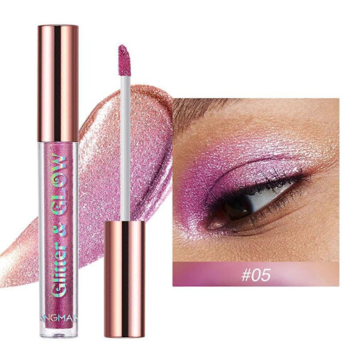 (E) Shiny Liquid Eye Shadow Psychedelic Pearl Eye Shadow Liquid Lip Gloss 20ml
