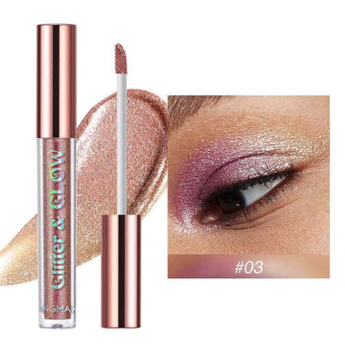 (C) Shiny Liquid Eye Shadow Psychedelic Pearl Eye Shadow Liquid Lip Gloss 20ml