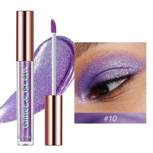 (J) Shiny Liquid Eye Shadow Psychedelic Pearl Eye Shadow Liquid Lip Gloss 20ml