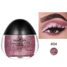 (D) Eye Shadow Makeup Pearl Sequins Liquid Eye Shadow Stage Makeup Body Sequins Gel Eye Shadow