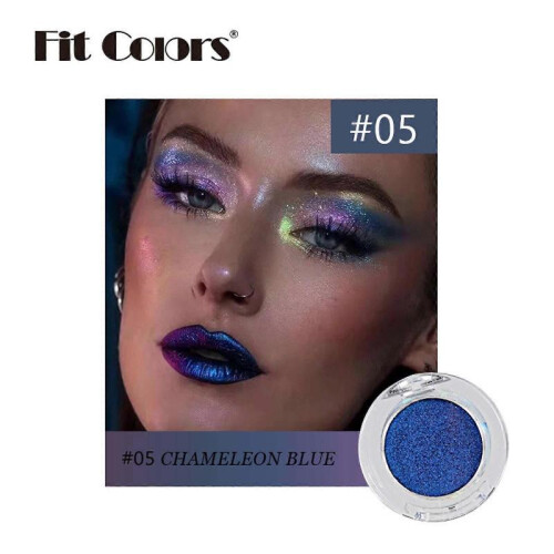(E) Optical Color Changing Longan Shadow Powder, Metal Texture Polarized Glitter Eye Shadow Sequins