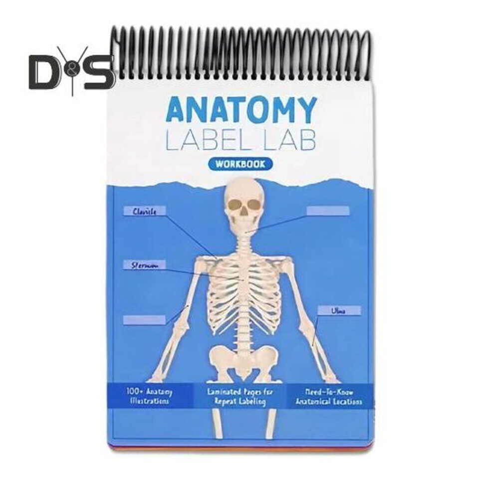 Anatomy Label Lab Workbook 100+ Human Anatomy Illustrations Physiology Learning Workbook For Medical School Students Doctors Nurses