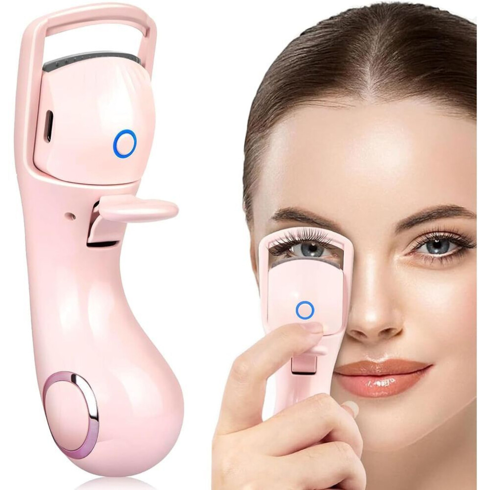 Heated Eyelash Curlers, Electric Eyelash Curler 3 Temperature Modes with USB Rechargeable Eyelash Curlers, Heated Lash Curler for Women