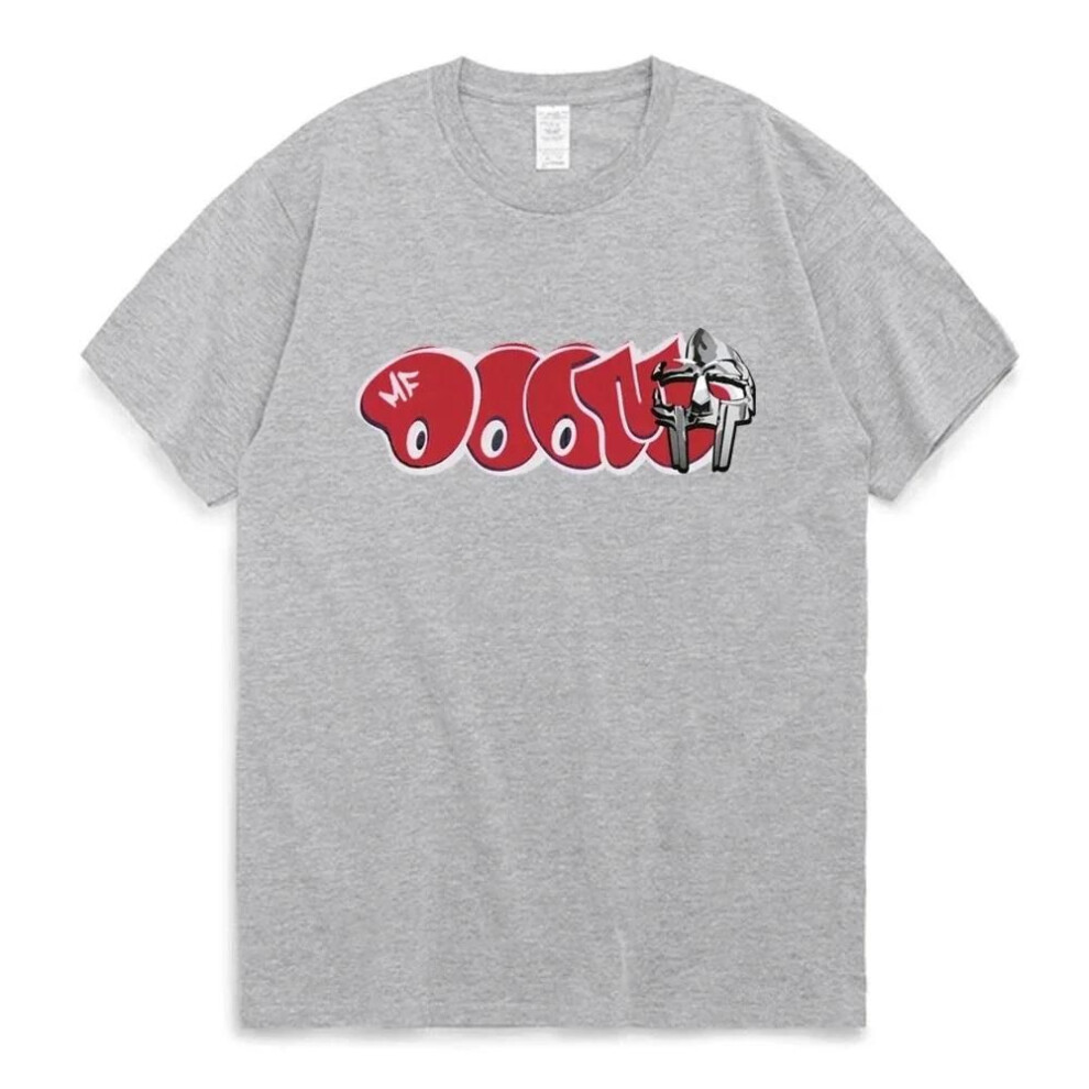 (sky blue, XL) Singer Mf Doom Madlib Madvillain Graphic Tshirt Cotton Tops Men Women Harajuku Hip Hop T Shirt Summer Fashion Short Sleeve Tees