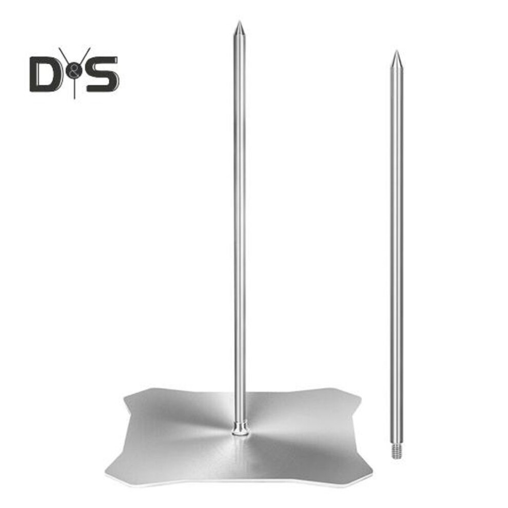 Barbecue Rack Stainless Steel Vertical Skewers Easy To Assemble Clean Dishwasher Safe Vertical Grill Skewers