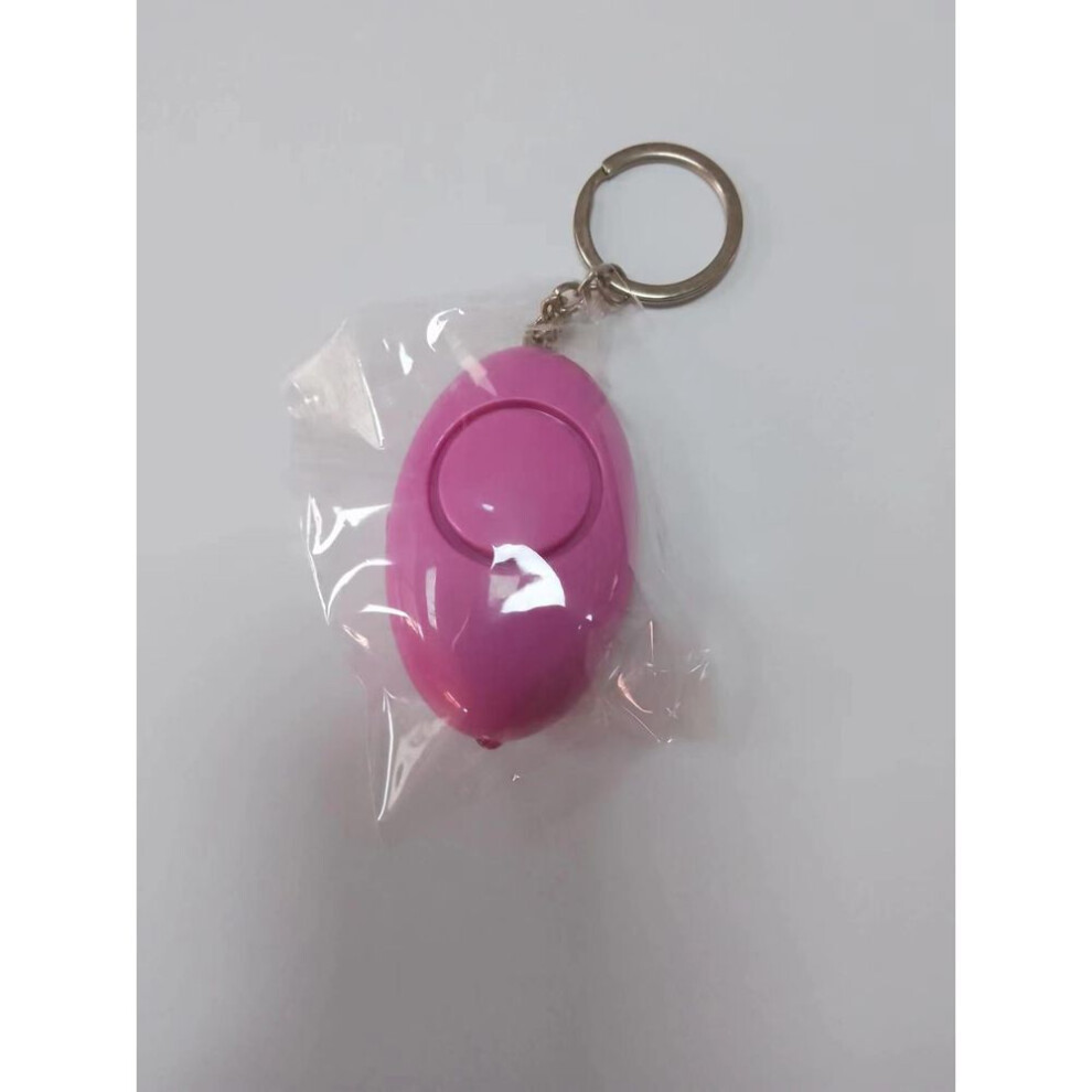 (pink) Personal Safety Alarm with LED Flashlight 120dB Emergency Security Device for Women Students Children Elderly