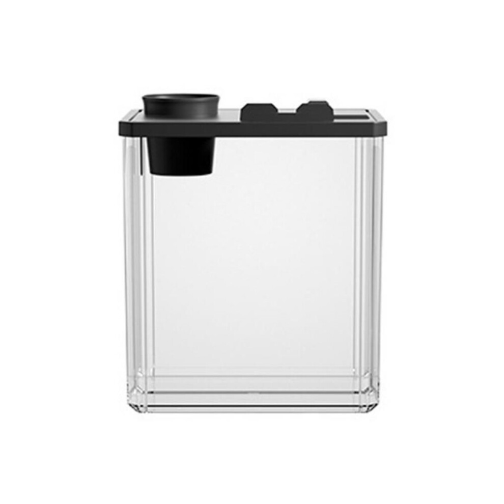 (black) Removable Betta Fish Viewing Box Plastic Hydroponic Planter Fish Tank  For Home Office