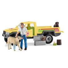 Schleich Tierarztbesuch auf dem Bauernhof, Farm World, 12-teiliges Tierarzt- und LKW-Spielzeugset mit Tierspielzeug f r Kinder von 3 8 Jahren