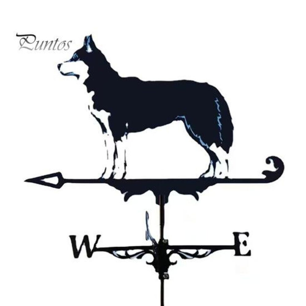 (as the picture, Dog) Animal Weather Vane Metal Roof Mount Animal Wind Indicator Easy Installation Weatherproof Weather Vane For Patio Sheds Yard Decor