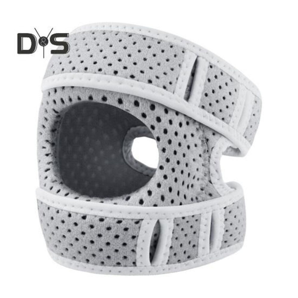 (grey) Patella Knee Brace Shock-Absorbing Adjustable Knee Compression Straps Breathable Knee Support Pad for Arthritis Pain Relief Workout