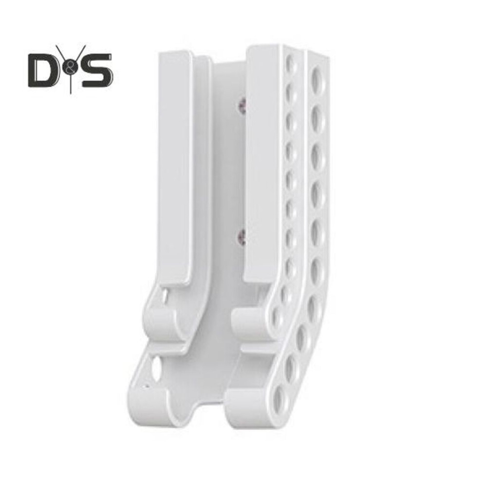 (white) Battery Storage Box Organizer High Strength Large Capacity Easy Installation Wall Mounted Battery Storage Container