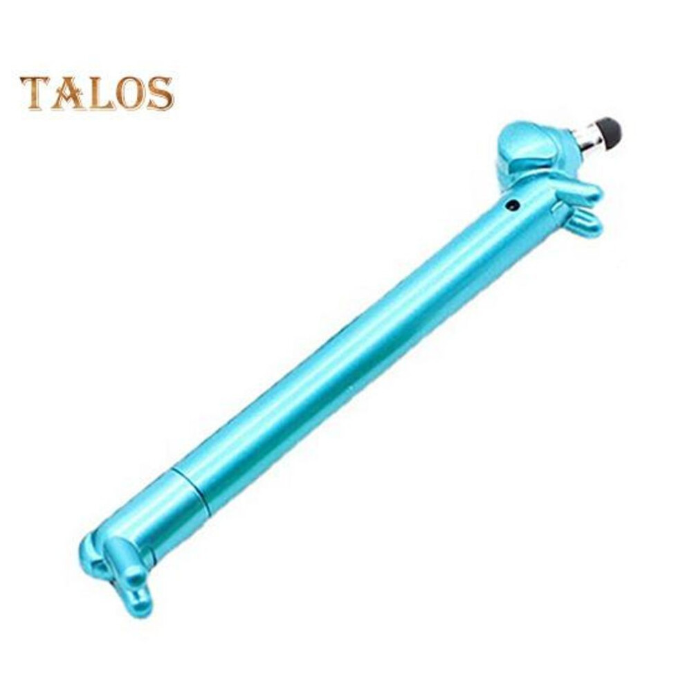(blue) Cute Ballpoint Pens Dachshund Pens 1mm Black Ink Cartoon Dog Pens for School Office Capacitive Touch Pen for Tablets Phones