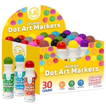 Prikmark?rer Dot Markers til sm?b?rn Dot Art Dot Paints Vaskbare til b?rn Bingo Daubers Vaskbare Dot Markers Sm?b?rnskunst og h?ndv?rk
