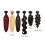 Sensationnel Empire yaki cabelo humano - tecelagem sem emaranhados para estilos de quick weave e sew in - 1 pacote (10 polegadas, HOTPINK) 3