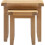 Seconique Windsor Nest of 2 Tables Real Solid Oak Fully Assembled 2