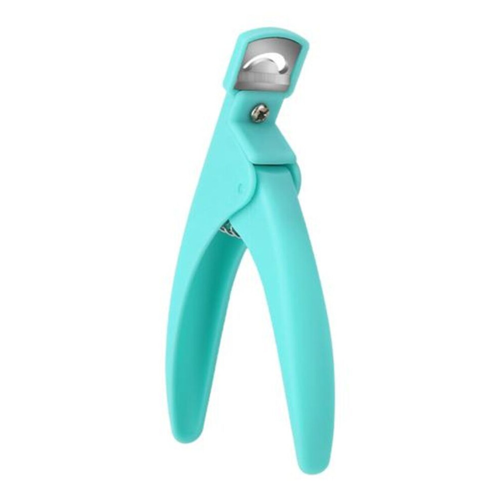 (green) Solid Manicure Nipper Save Time Practical Flat Nail Scissors Trimmer