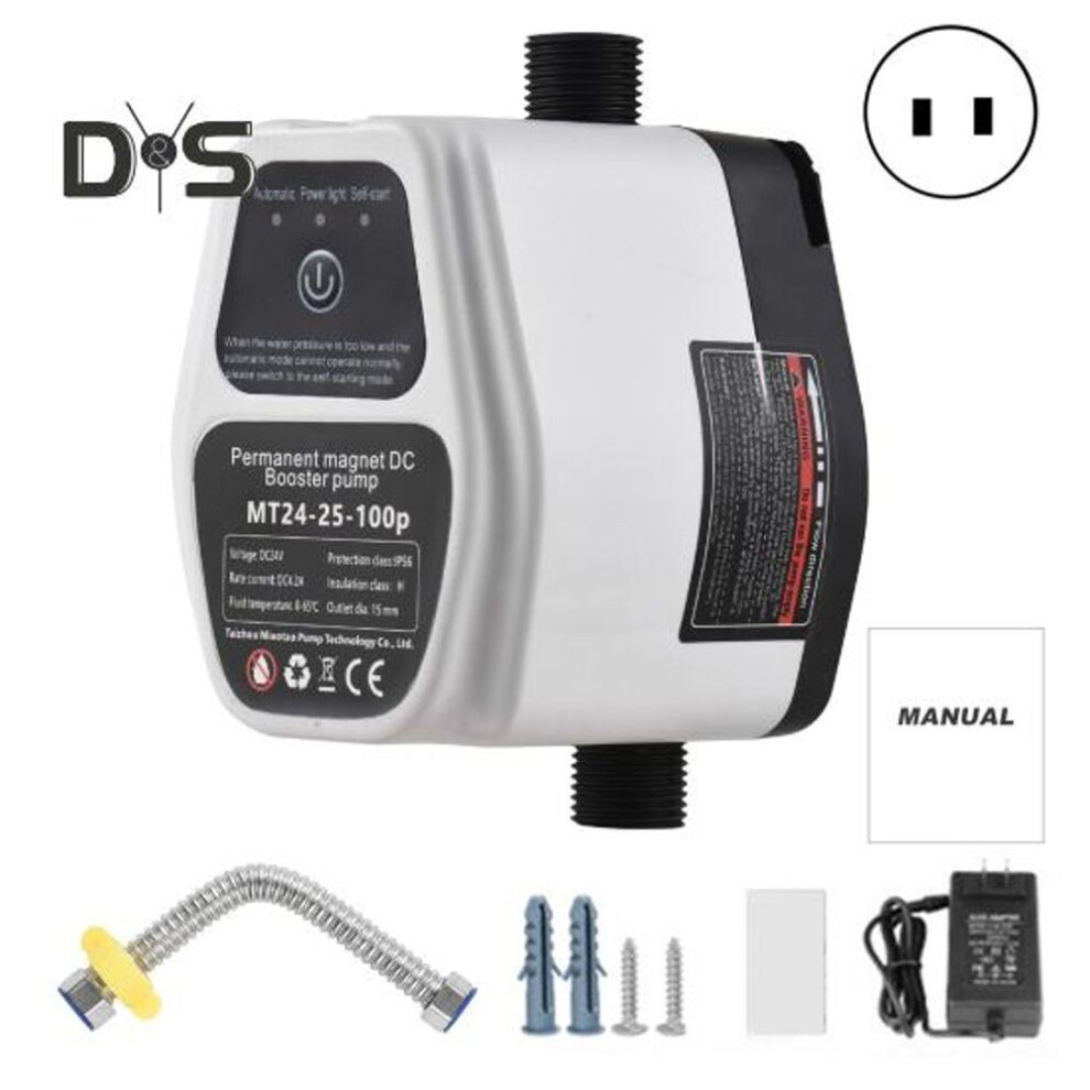 Automatic Portable Water Pressure Booster Pump 3 Modes Adjustable Waterproof Low Noise 100Pa Household Booster Pump