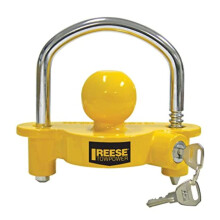 REESE Towpower 72783 Koblingsl?s Justerbar opbevaringssikkerhed Heavy-Duty st?l gul og krom