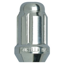 Gorilla Automotive 21138HT Acorn Chrome Sm?rem?trikker med lille diameter (12 mm x 1,50"""" tr?dst?rrelse) Pakke med 100 stk.