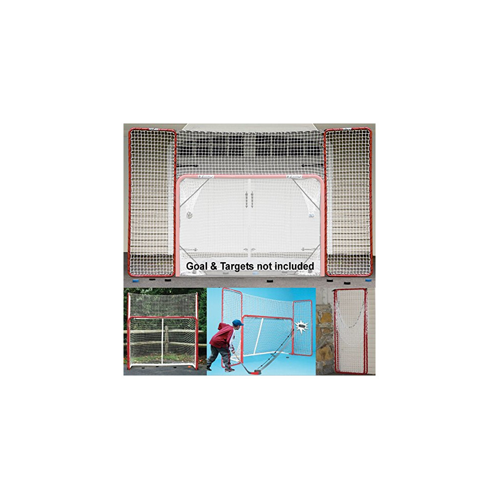 EZGoal Hockey Backstop, Red/White ,10 x 6