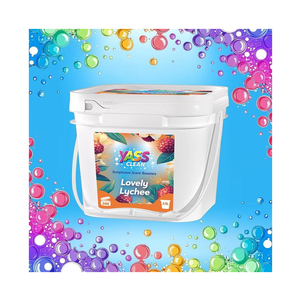 (LIMITED EDITION ?Lovely Lychee)) Sumptuous Scent Booster Laundry Beads 2.5L 1.8KG Cream Coconut Sea Breeze