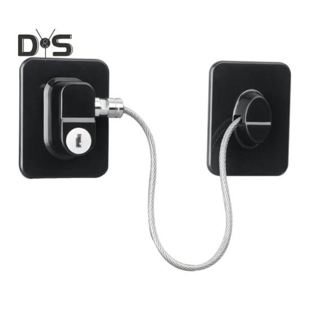 (black) Window Safety Lock Punch-Free Installation Limiter Function for Child Safety Childproof Window Restrictor Lock for Sliding Doors Windows