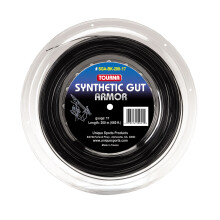 Tourna Synthetic Gut Armor 17G String Reel  Black