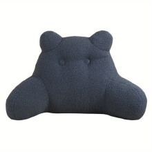 (Royal Blue) Reading Pillow Gaming Cushion for Bed, Back Support Cushion Soft Cosy Snuggle Cushion with Arms Bed Seat Pillow for Relaxing Working Cuddle Cushion