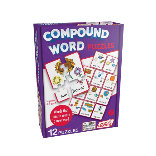 Junior Learning JL244 Samengestelde Woordpuzzels, Multikleur