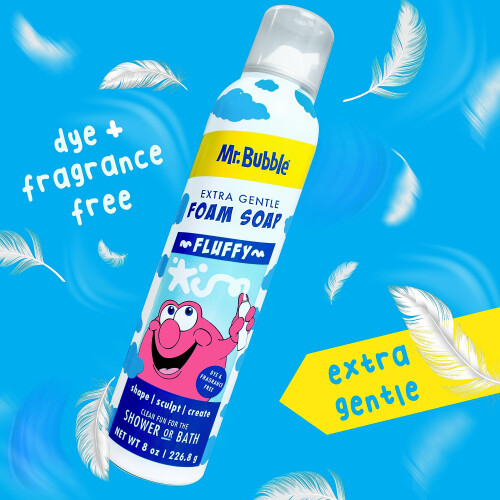 Mr. Bubble Extra Gentle Foam Soap - Χωρίς Άρωμα Παιδικό Σαπούνι 8OZ, Πακέτο 6 2