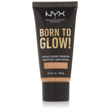 NYX PROFESSIONAL MAKEUP Born To Glow Naturligt Strålande Foundation, Medium Täckning - Natural