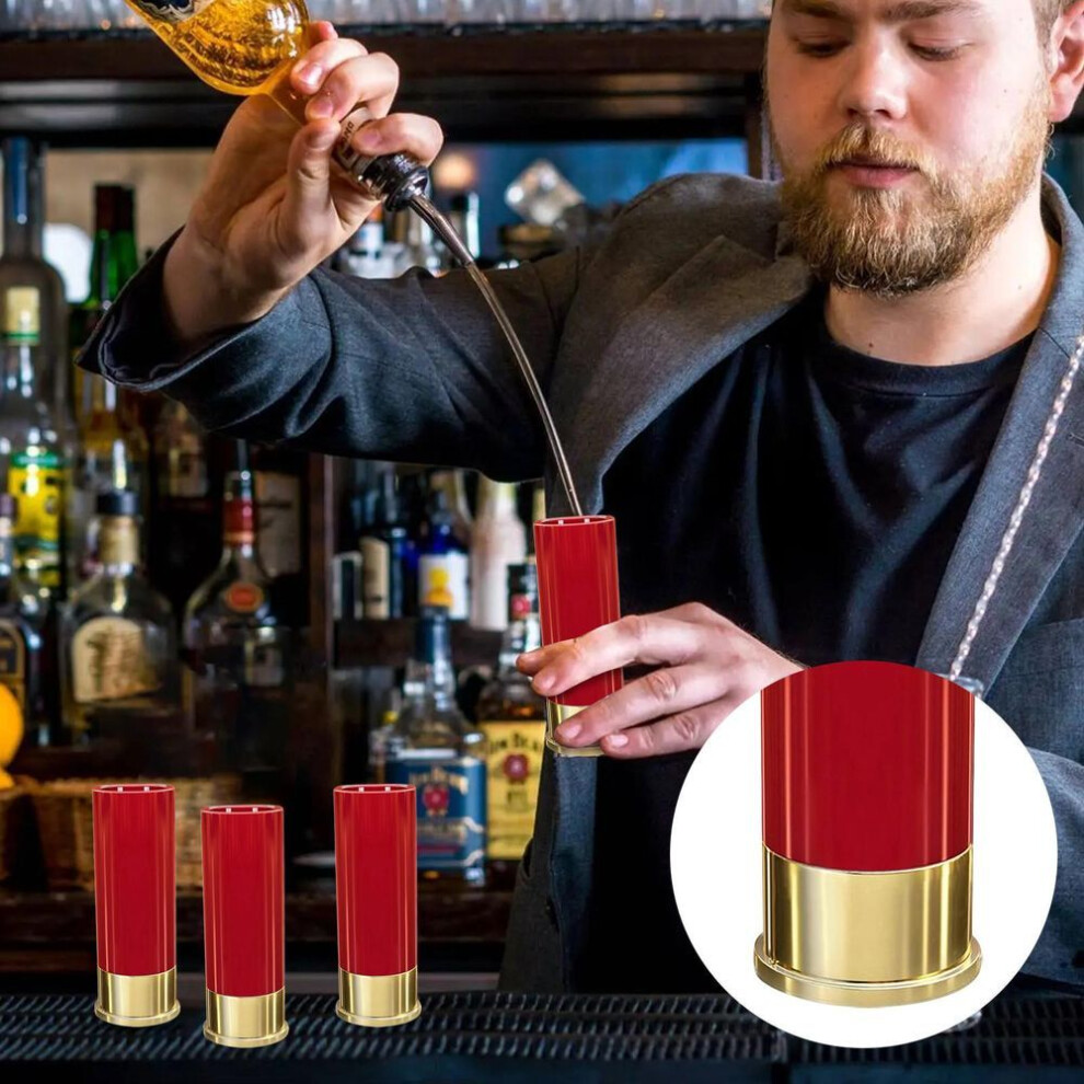 (red, One Size) Tequila Bullet Cup 45ml Plastic Water Cup