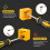 43PCS Premium Magnetic Screwdriver Set Cross-Head Flat Heads Precision 6
