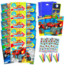 Set of 15 Kids Play Packs Fun Party Favors Coloring Book Crayons Sti