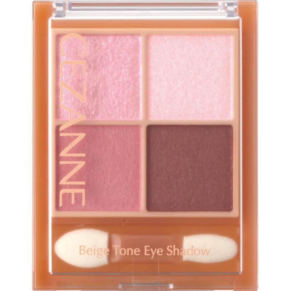 Cezanne Sezanne Beige-tone Eyeshadow 06 Peach Beige Eye Makeup Eye Color & Eye Shadow Spread The Upper Right Color Over The Entire Eyelid And Tear