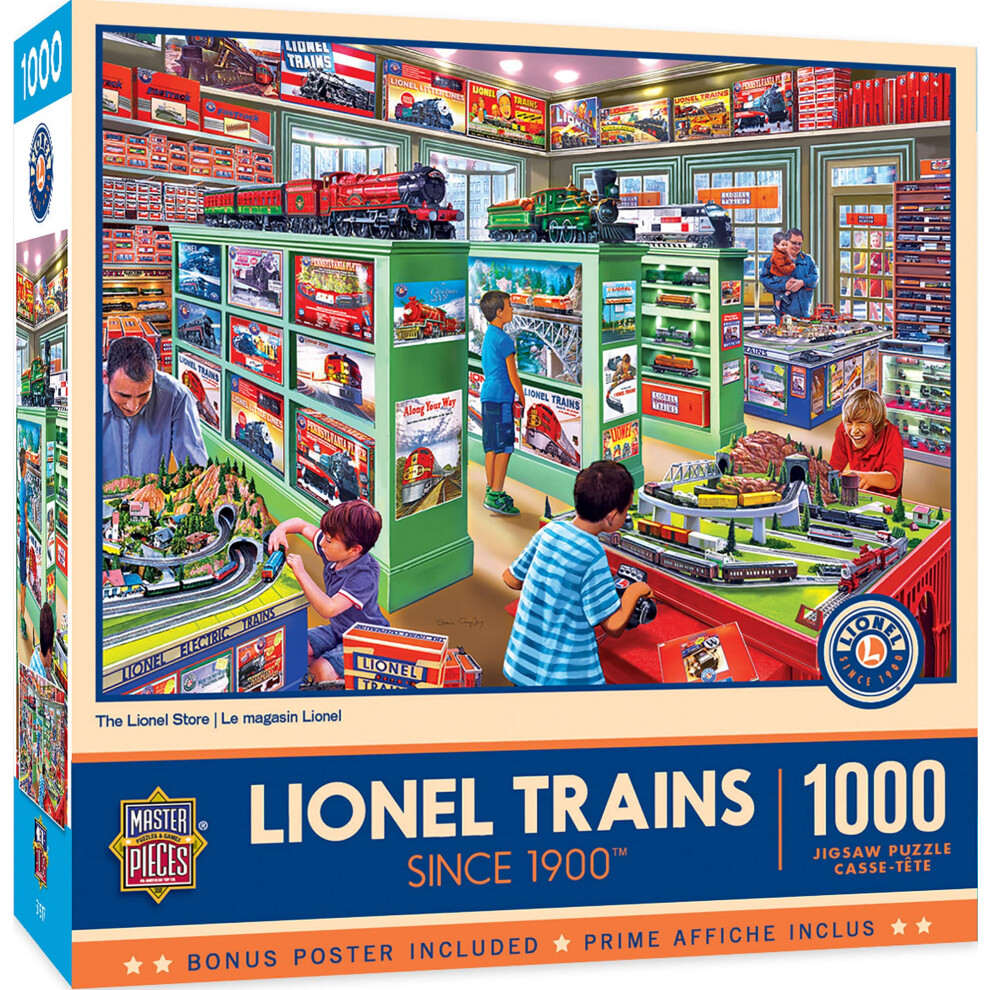 Photos - Jigsaw Puzzle / Mosaic MasterPieces 1000 Piece Jigsaw Puzzle for Adults, Family, Or Youth - The Lionel Store - 19.25""x26.75"" B08668DBB8
