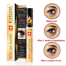 Eveline SOS Lash Booster Conditioner 5in1 Argan Oil Eyelashes Growth Serum 10ML