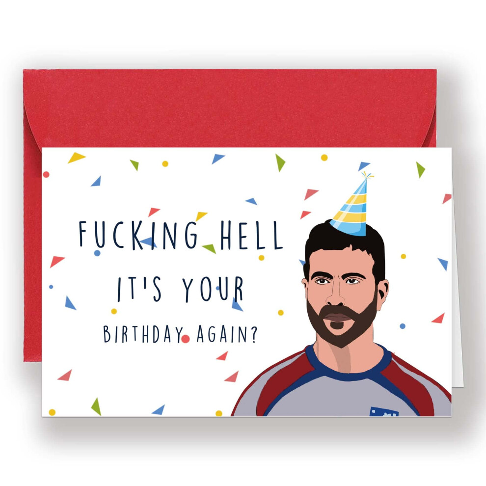 Longkado Grappige Roy Kent Verjaardagskaart, Humoristische Lasso Verjaardagskaart Voor Hem En Haar, Speciale Verjaardagsgroetkaart-image