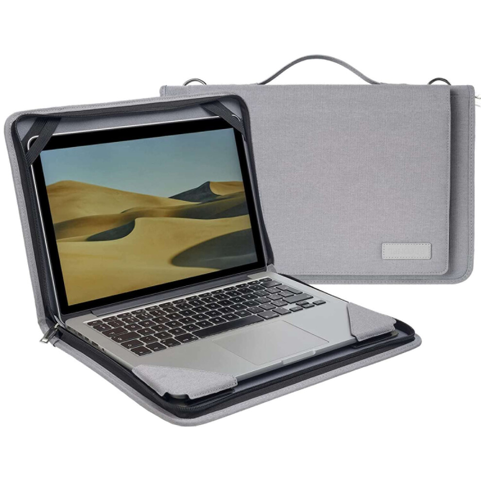 Broonel Laptop Messenger Case - Compatible With Lenovo Thinkpad P Grey 5063295217183