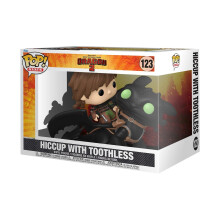 Funko Pop! Rides DLX: Drachenz hmen leicht gemacht Hicks mit Ohnezahn