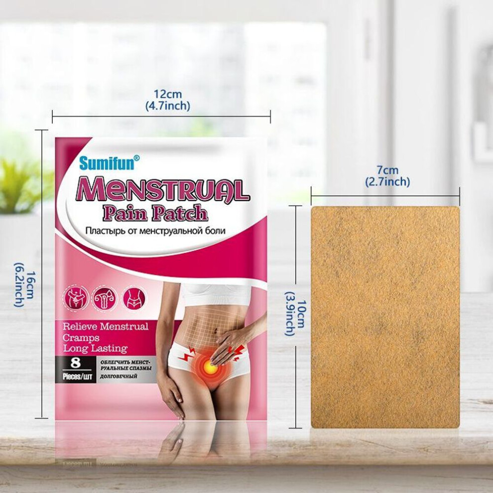 Sumifun Cervical Warming Patch Spontaneous Fever Female Menstrual Care Patch Menstrual Pain Patch