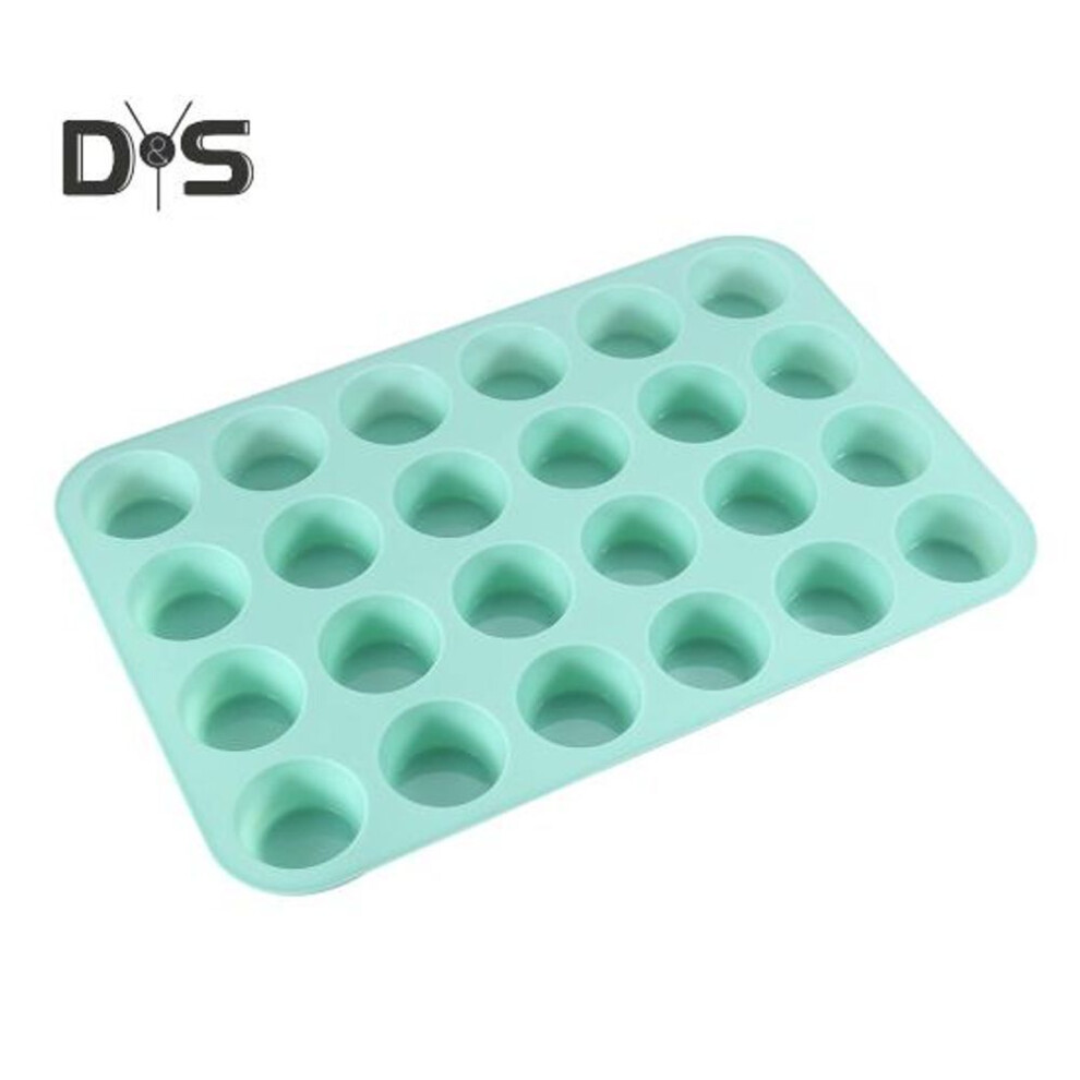 Silicone Muffin Pan 24 Cups Nonstick Cake Mold for Baking Mini Egg Bites High Heat Resistance Easy Release Versatile Mini Cupcake Pans