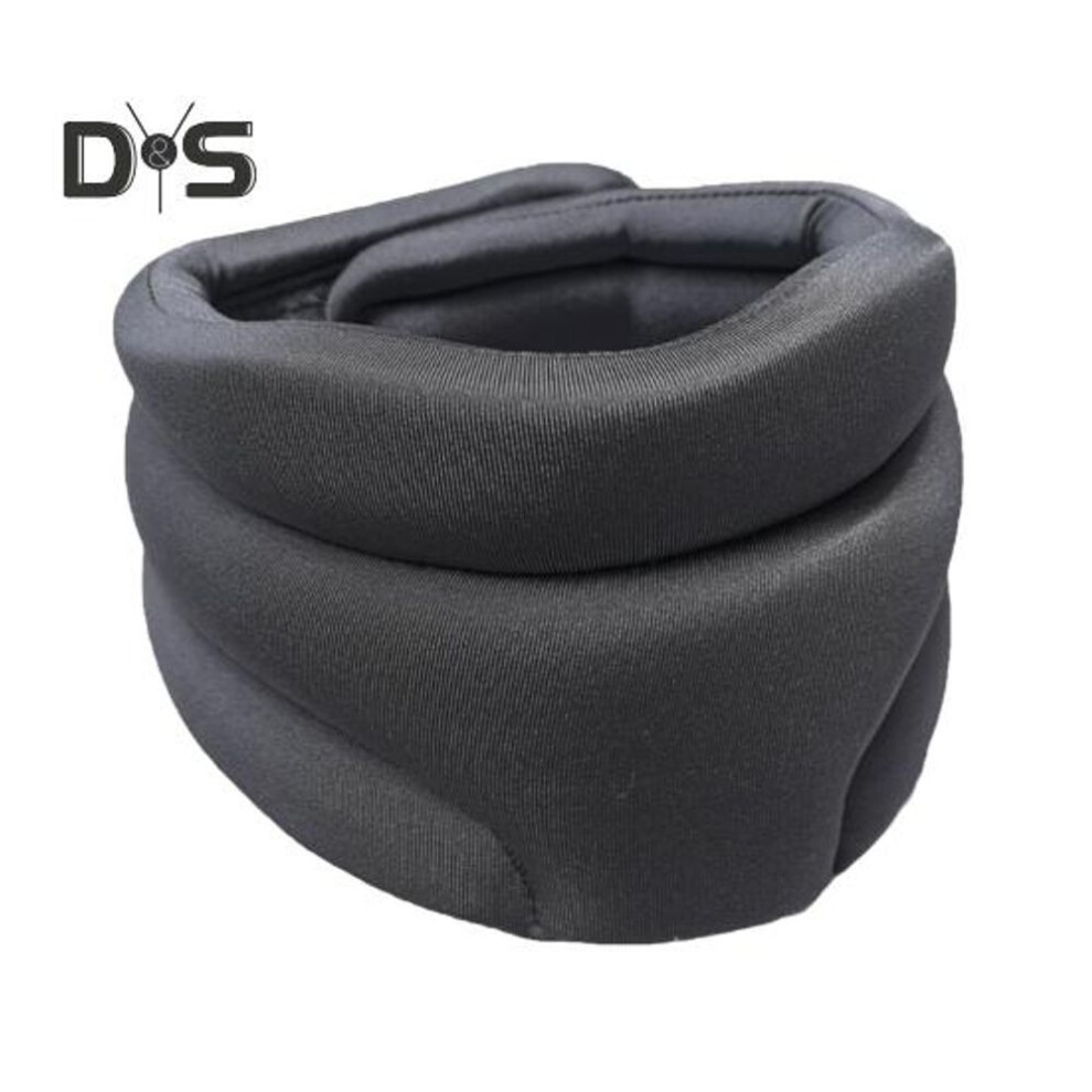 (grey) Adjustable Soft Cervical Neck Brace for Neck Pain Relief Support Washable Cotton Cover Comfortable Sleep Collar for Men Women