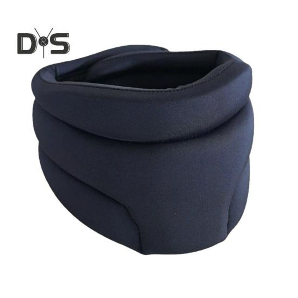 (black) Adjustable Soft Cervical Neck Brace for Neck Pain Relief Support Washable Cotton Cover Comfortable Sleep Collar for Men Women