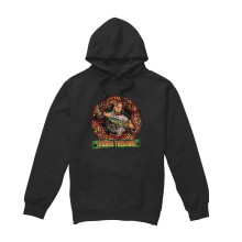 (S, Black) Star Trek Mens Merry Trekmas Christmas Hoodie